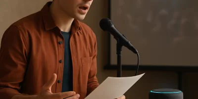 Using AI to Practice Public Speaking